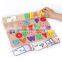 English Alphabet Board wood toys Wooden Toys Jigsaw Puzzle 3d Education Preschool Toys For Children