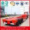 China hevay duty truck lowbed semi trailer for large machinery trasportation