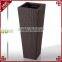 S&D Various plastic pe rattan hand made outdoor decorative indoor flower pots / cheap garden ceramic planters and pots set of 3