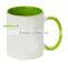 10oz 11oz AAA Grade Blank 100g Sublimation Paper Color Inside and Handle Coated Mug