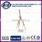 Three legs field portable bamboo easel