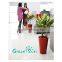 pot similar as lechuza cheap glazed flower pot,square plant pot,plastic flower pot