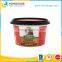 Plastic Sauce Container with IML,Jam Cups with Lid,Custom Logo Jam Tub.