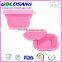 Leakproof Lunch Box Container Square Shape Folding Bowl
