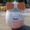 Fiberglass big egg cartoon statue for amusement park decoration