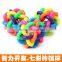 Colorful pet toy ball with bell sound toys medium 7cm /dog chew toys