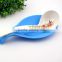 Silicone spoon insulation mat clear silicone mat,decorative spoon rest holder