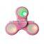 2017 Shine LED Hand Spinner Tri Fidget Finger Spinner EDC Spin Stress Focus Desk Toy