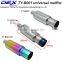 auto universal stainless ss304 exhaust muffler