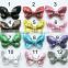 3.5cm*5.5cm kid sequin fabric hair bows ,12 color in stock