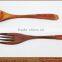 Wholesale wooden spoon and fork set, jujube, color natural, 15*3.5cm