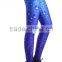 Hot Sell Glitz Gym Blue Dripping Galaxy Printed Always Leggings