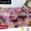 Custom amazing bright colors pink digital printing silk scarf