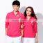 New design long sleeve dri fit polo shirt china factory couple printing polo shirt