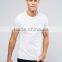 Guangzhou Custom Short Sleeve Crew Neck White Men's 100% Cotton 200gsm Soft Touch Jersey Comfortable Fit Casual Blank T-Shirt