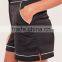 Custom Satin Boxer Shorts Women Plain Black Satin Highwaisted Shorts Wholesale