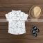 2017 Spring linen baby shirts white baby blouse wholesale