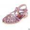 F10017E summer rhinestone sandals girls hot selling sandals
