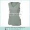 Fashion Polyster With Spandx Sleeveless Running Shirts,tank Top for Ladies