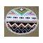 100% cotton reactive screen print round beach towels