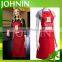 Multicolor customized logo unisex waterproof kitchen apron for adults