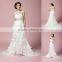 2017 Layer Bridal Gowns A-line Strapless Chapel Train Organza Wedding Dress AS279