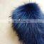 Super big luxury fur collar accessory real raccoon fur collar for lady coat