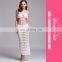 White Color Sexy Women Bikini Swimwear Cover Up Beach Dress Mesh Hollow Crochet Skirt Dress