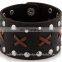 Leather braided bracelet manufacturer, leather cuff bracelet exporter