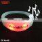 Happy Festival Christmas Glow in Dark Sound Activated Motion Activated LED Light up Bracelet