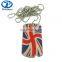 custom colored Finland flag dog tag