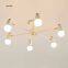 Simple chandeliers wrought iron living room bedroom study children 's room store Nordic lighting office lights led lamps
