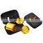 HQP-XJ08 HongQiang Customize Logo Smoking Set with Cleaning Brush 2pcs of Glass Tips and 1pc Metal Herb Grinder
