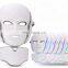 Newest 7 Color Photon Therapy Electric Heating Face Led Mask  For Wrinkle Remover And Skin Rejuvenation