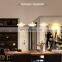 Ultra-thin acrylic circular chandelier engineering commercial lighting