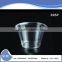 Transparent clear various size plastic cups with matching dome or flat lid eco-friendly disposable cups