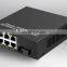 Gigabit Fiber Media Converter 10/100/1000M 1 Fiber Port +8RJ45 Port 1PO and 8LAN port