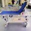 PP Plastic Ambulance Hydraulic Patient Transport Trolley Cart for hospital use