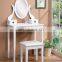 Bedroom dresser dressing table and stool