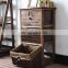 Antique Rattan Furniture Living Room Wood Storage Bathroom Cabinet