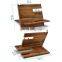 Wood Phone Docking Station Key Hooks Holder Wallet Stand Watch Organizer Men Gift Husband Anniversary Birthday Nightstand Purse