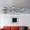 HUAYI New Model Modern Style Living Room Decoration Acrylic Iron LED Pendant Light