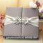 Luxury Wedding Invitation Card Silk Box with Embellishment                        
                                                Quality Choice