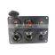 Car and ship modification six-hole panel dual USB charger + voltmeter + *3 power take socket + switch