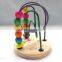Intelligence Wood Stringing Beads Pull String Toy