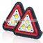 Car Emergency Rechargeable Multifunction Portable Triangle Signal Warning Light Triangle Light Security Light