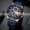 CURREN Business Men Watch Luxury Brand Stainless Steel Wrist Watch Chronograph Army Military Quartz Watches Relogio Masculino