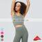 High Quality Shockproof Anti Sagging Sports Bra High Support Yoga Underwear Fitness Yoga Top Fixed Pads Sports Bra For Women