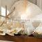 high clear long-stemmed Glass Candle Holders table centerpiece Rome candlestick holder