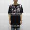custom screen printing mens longline t shirt extended t shirt oversized elongated t shirt